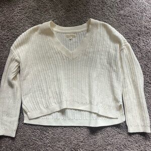 LA Hearts White Sweater